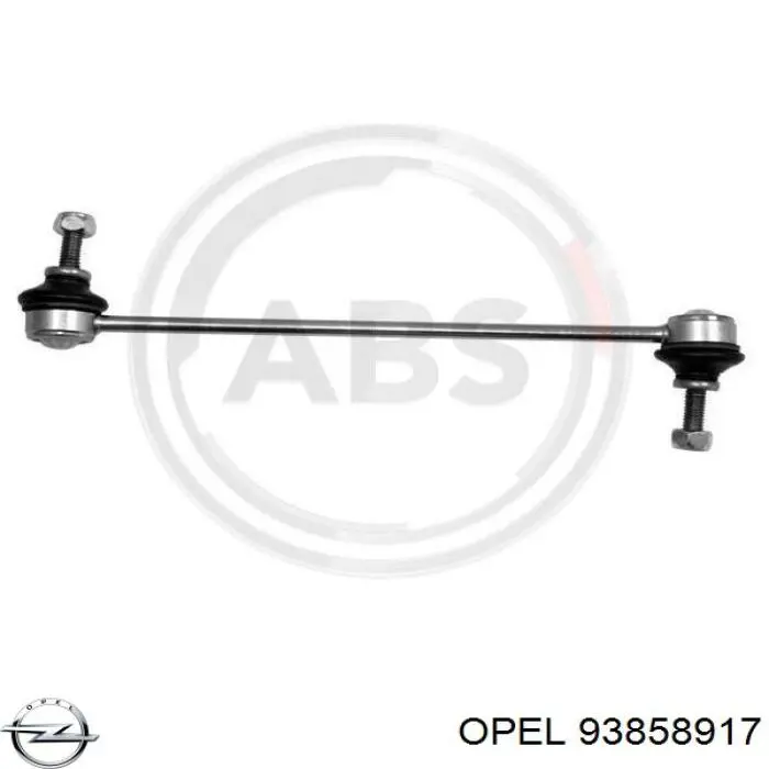 Bieleta estabilizadora delantera 93858917 Opel