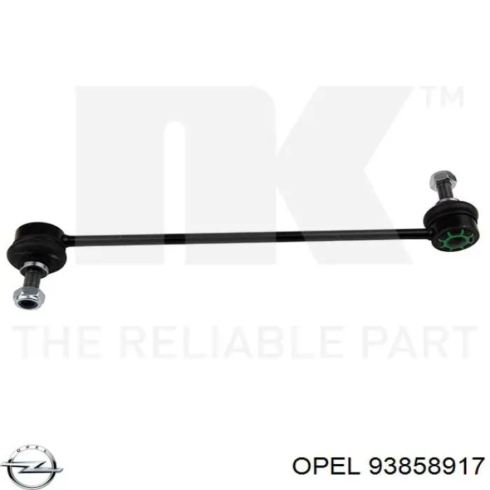 Soporte de la barra estabilizadora delantera Opel 93858917