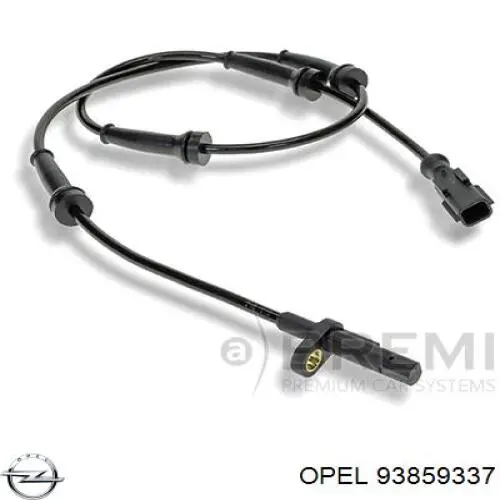 93859337 Opel sensor abs trasero