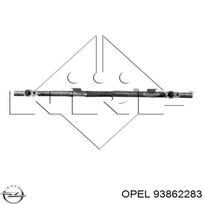 93862283 Opel condensador aire acondicionado