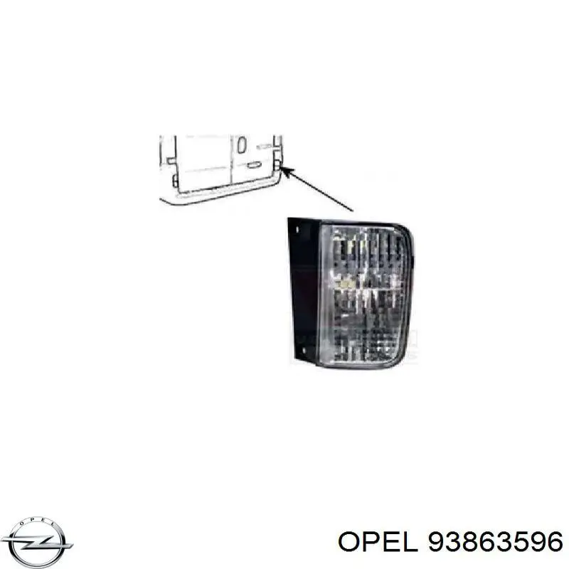 Piloto de marcha atrás derecho Opel 93863596 precio, desde 45,99 EUR