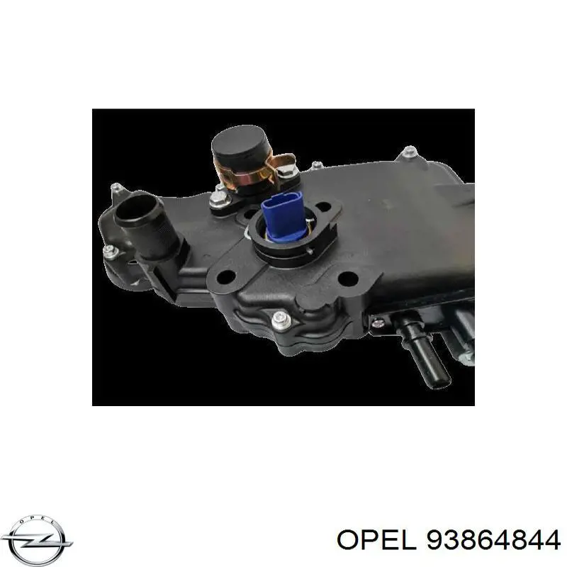 93864844 Opel cable de freno de mano delantero