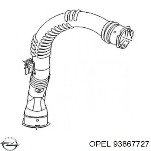 Comprar 93867727 Opel Tubo intercooler