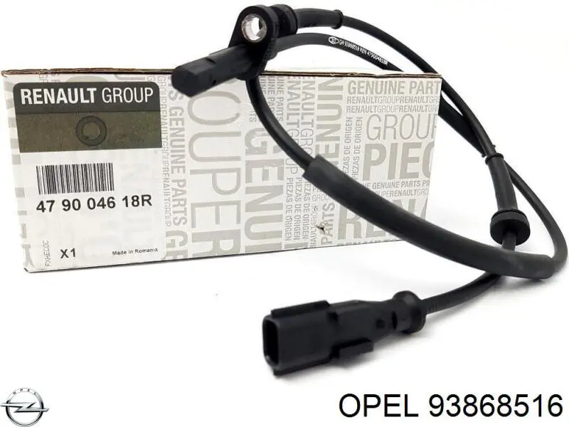 Sensor ABS trasero 93868516 General Motors