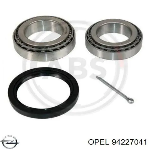 94227041 Opel cojinete externo del cubo de la rueda delantera