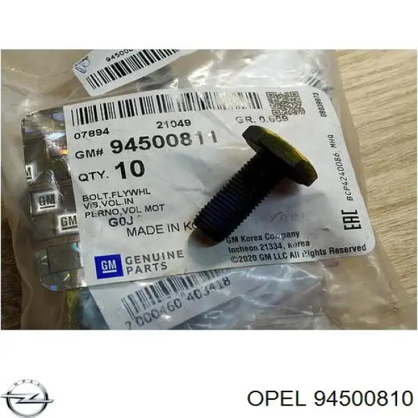 Comprar 94500810 General Motors Perno de volante de inercia