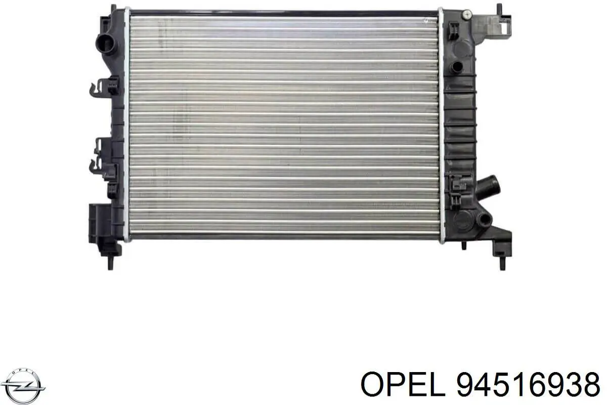 94516938 Opel radiador refrigeración del motor