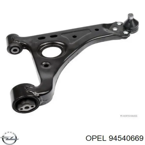 Brazo inferior derecho de la suspensión delantera Opel 94540669 precio, desde 62,33 EUR