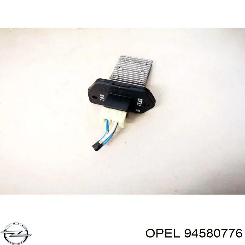 94580776 Opel control de velocidad de el ventilador de enfriamiento (unidad de control)