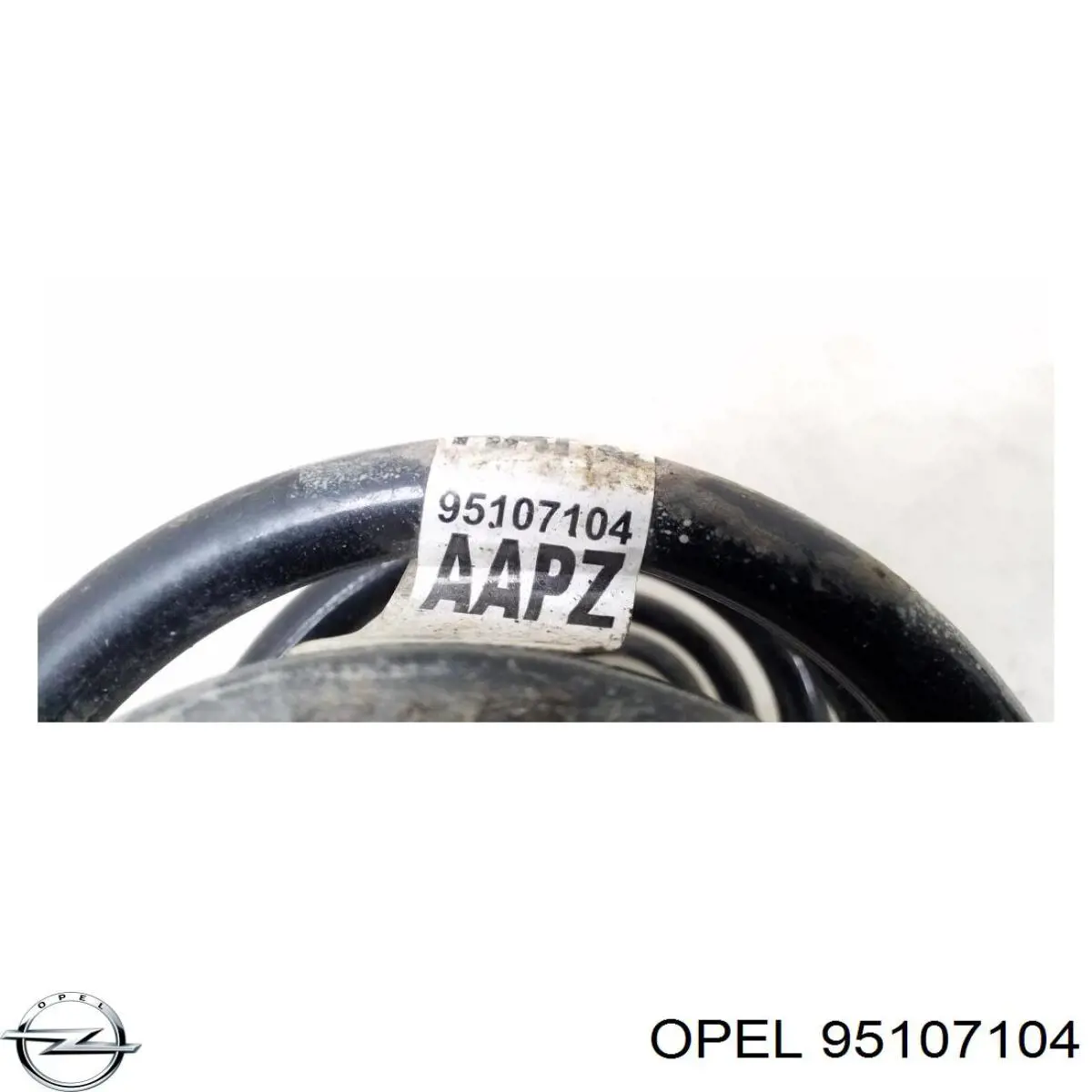 424466 Opel muelle de suspensión eje trasero