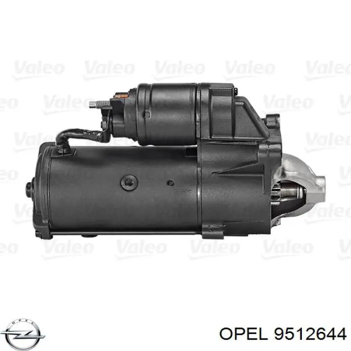 9512644 Opel motor de arranque