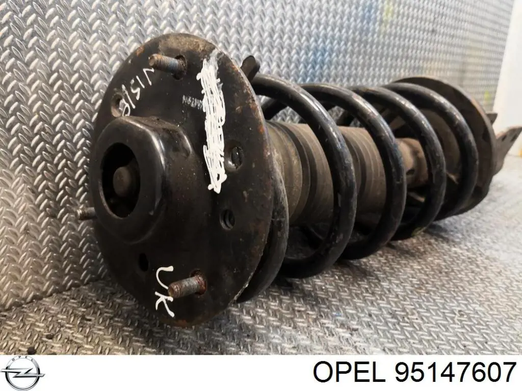 95147607 Opel amortiguador delantero izquierdo