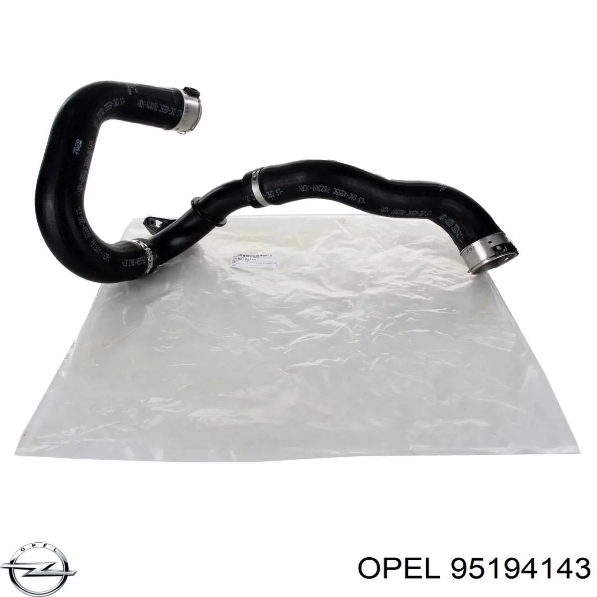 95194143 Opel tubo flexible de aire de sobrealimentación superior izquierdo
