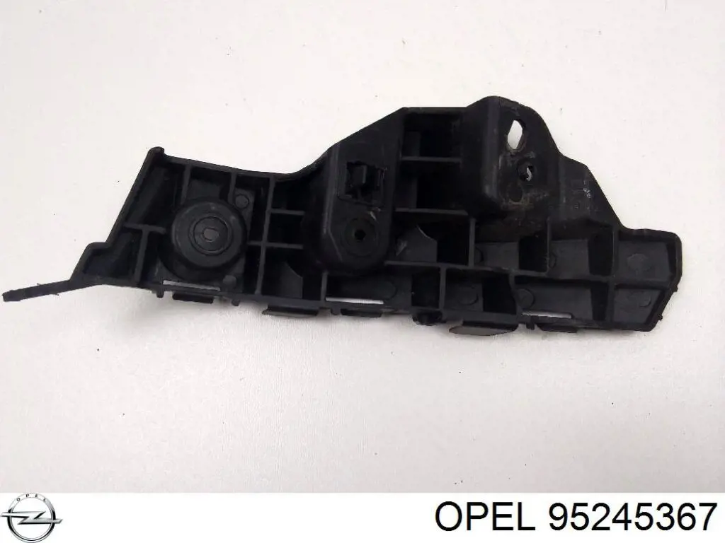 95245367 Opel soporte de guía para parachoques delantero, derecho