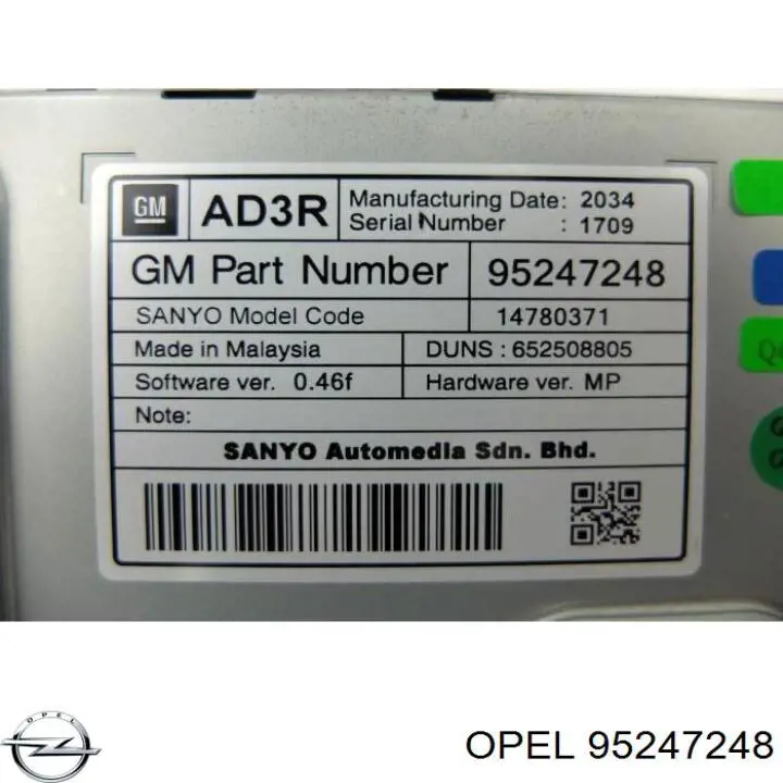 Comprar 42353388 Opel Pantalla