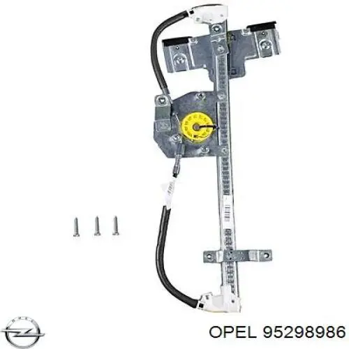 Mecanismo levanta, puerta delantera derecha para Opel Mokka I J13