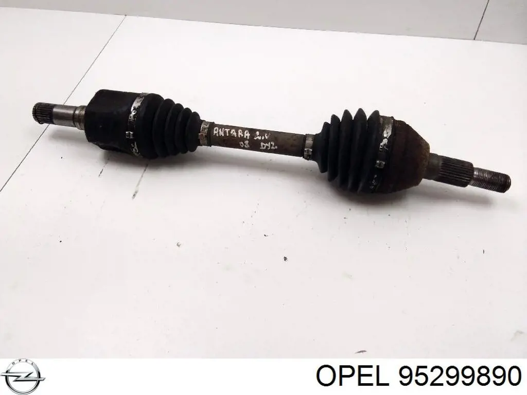 4820713 Opel árbol de transmisión delantero izquierdo