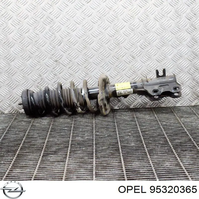 95320365 Opel amortiguador delantero derecho