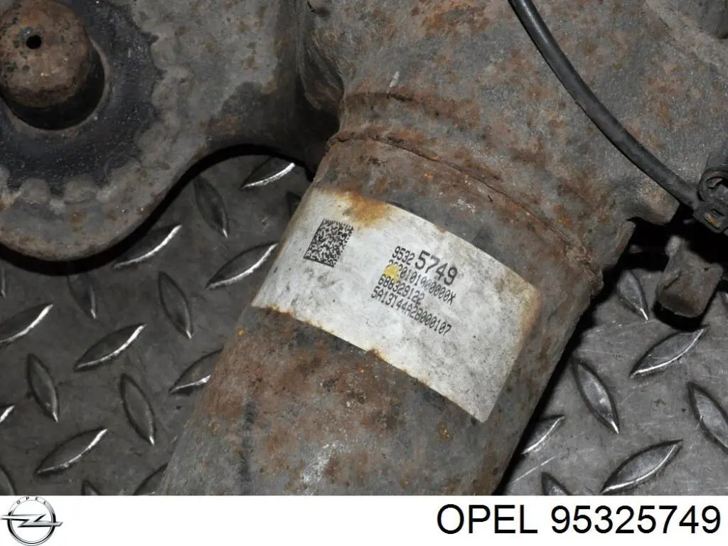 95325749 Opel subchasis trasero soporte motor