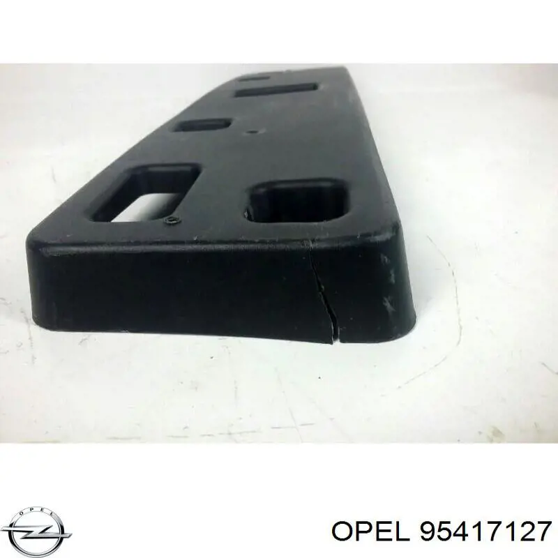 95417127 Opel Soporte de matricula delantera