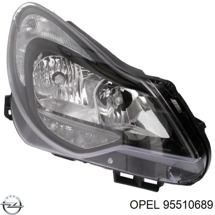 95510689 Opel faro izquierdo