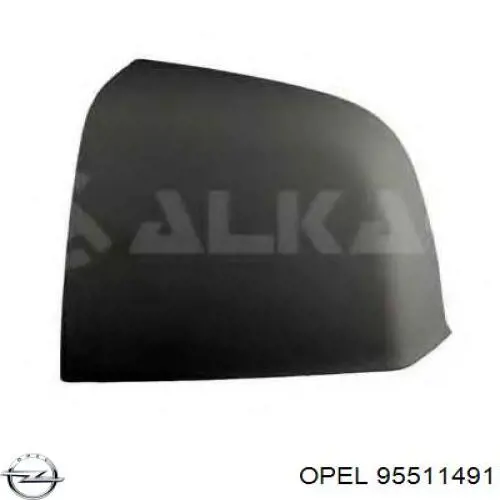 95511491 Opel espejo retrovisor izquierdo