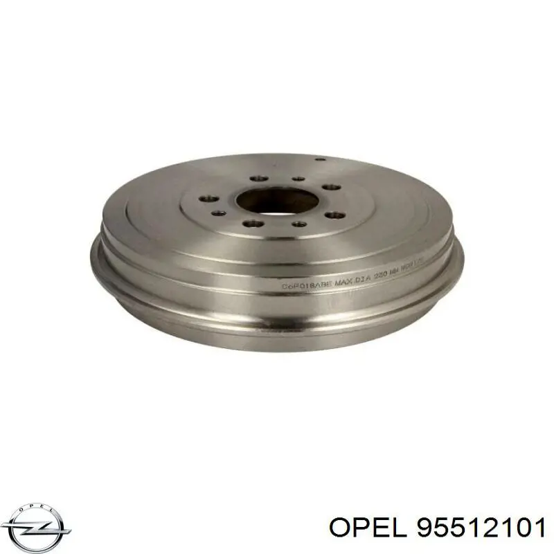 95512101 Opel freno de tambor trasero