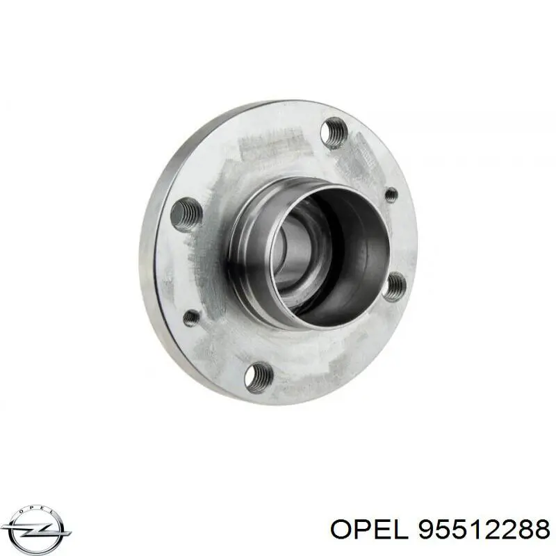 Cubo de rueda trasero 95512288 Opel
