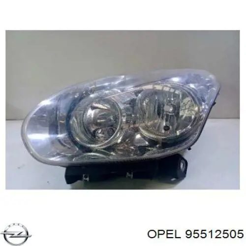 95512505 Opel faro izquierdo