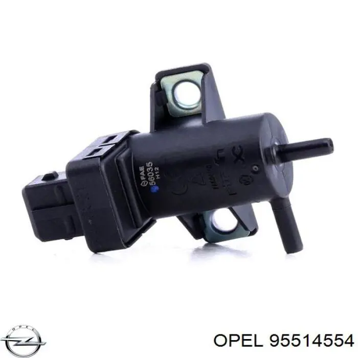 95514554 Opel valvula de solenoide control de compuerta egr