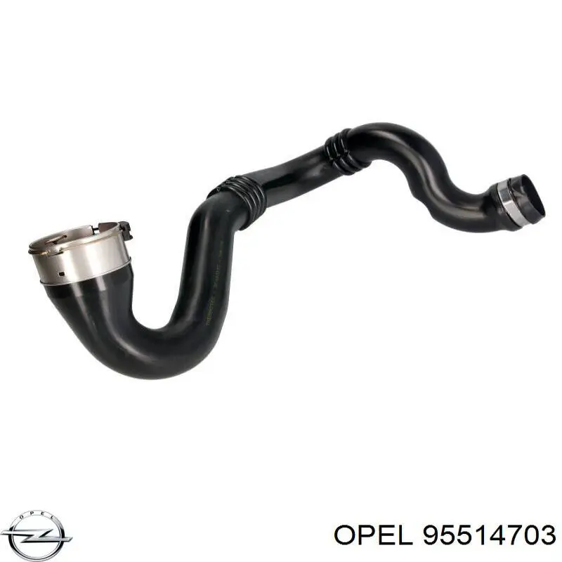 95514703 Opel tubo flexible de aire de sobrealimentación derecho