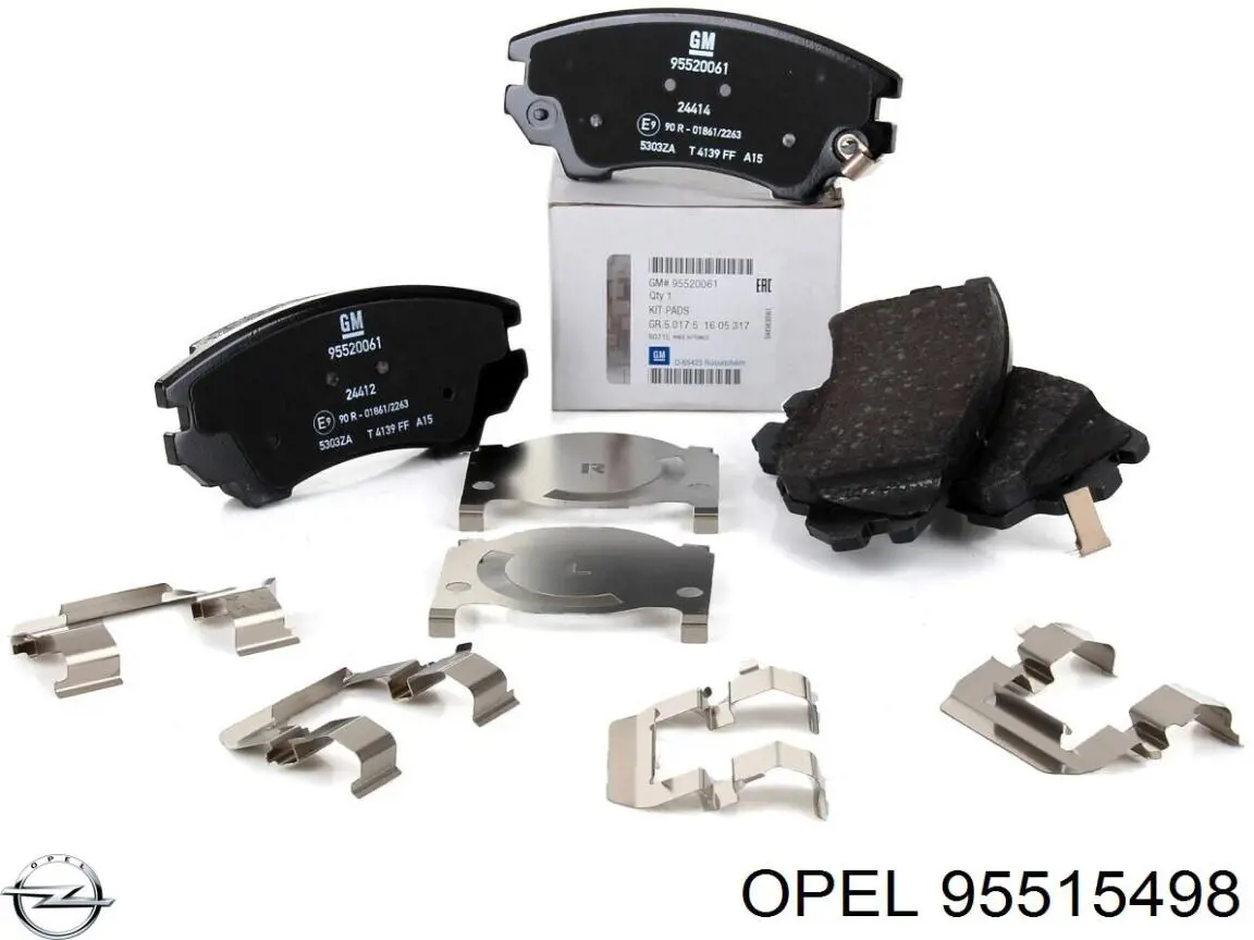 Pastillas traseras de freno Opel 95515498 precio, desde 23,24 EUR