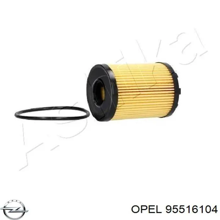 95516104 Opel filtro de aceite