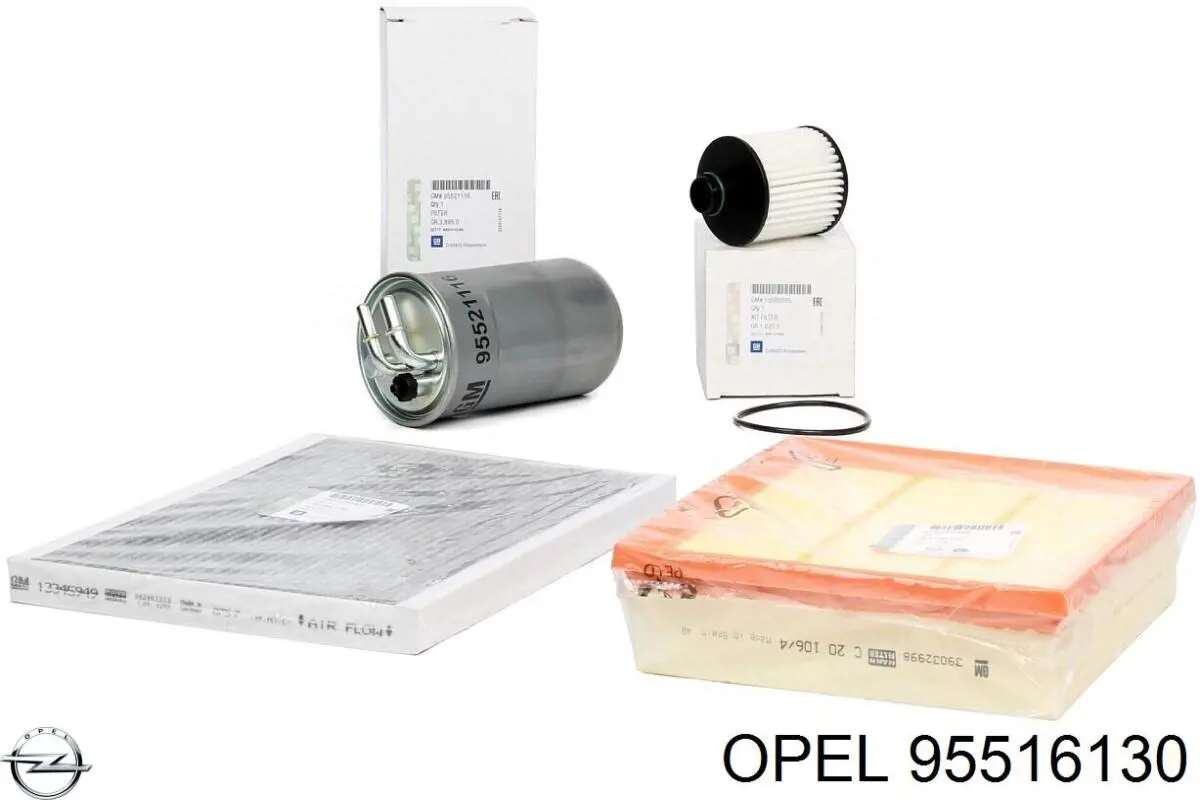 El filtro de aire Opel 95516130 precio, desde 9,92 EUR