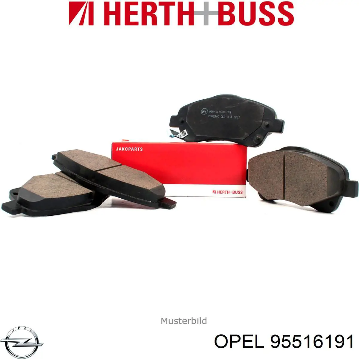 Pastillas de freno delanteras Opel 95516191