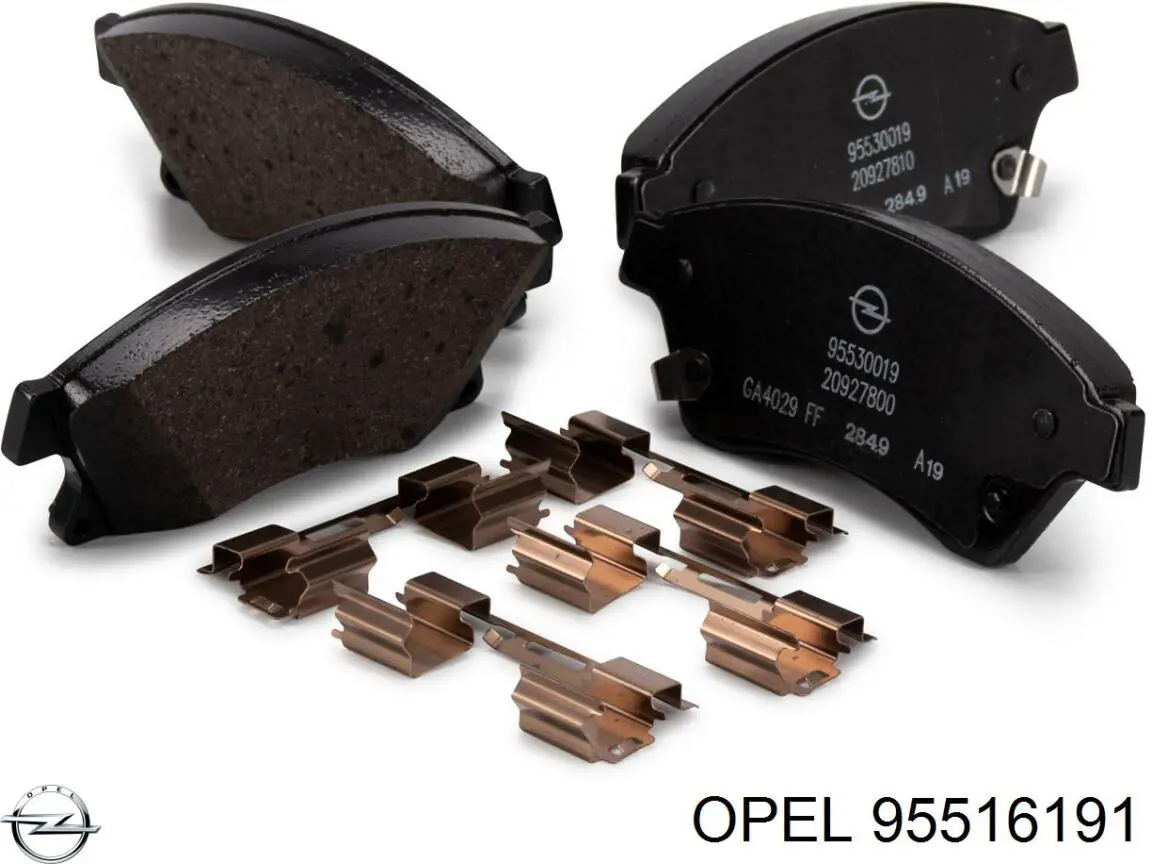 Comprar 95516191 Opel Pastillas delanteras de freno