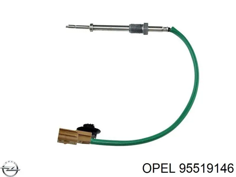 95519146 Opel sensor de temperatura, gas de escape, antes de turbina