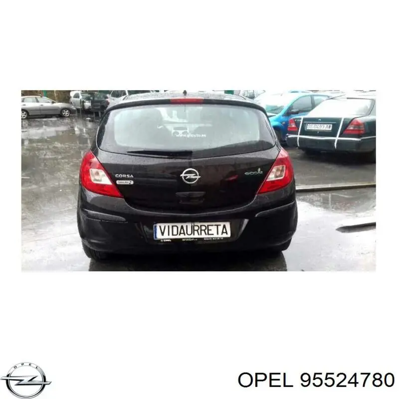 95524780 Opel muñón del eje, suspensión de rueda, delantero izquierdo