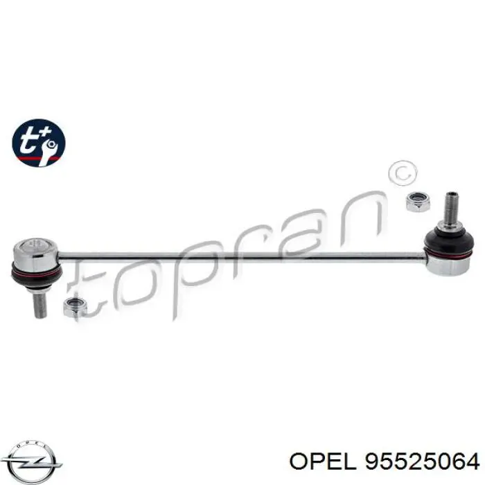 95525064 Opel soporte de barra estabilizadora delantera