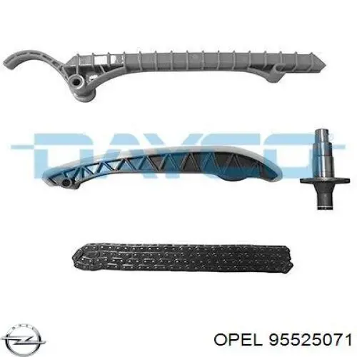 Kit de cadena de distribución 95525071 Opel