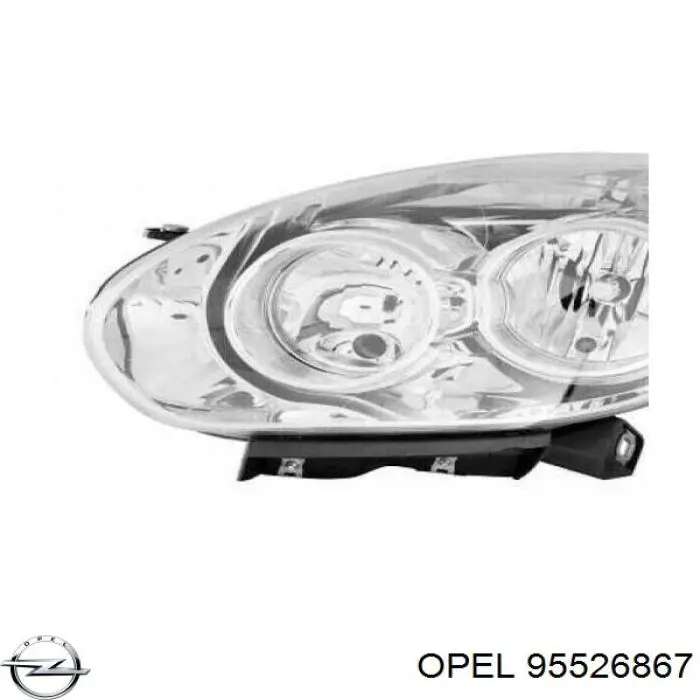 77905 3RG Soporte de montaje de faros delantero izquierdo