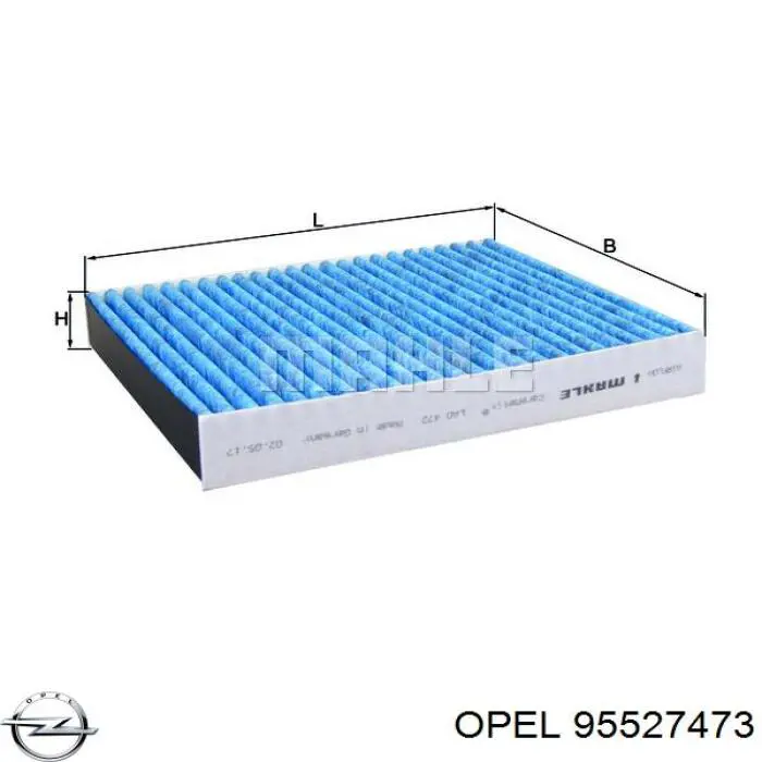 Comprar 95527473 Opel Filtro de aire del habitáculo