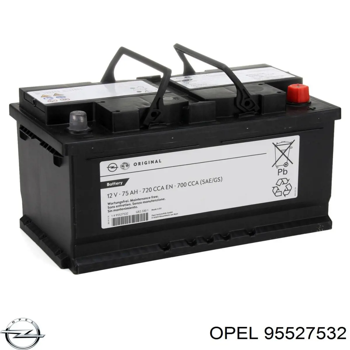 Batería de arranque Opel 95527532 precio, desde 135,46 EUR