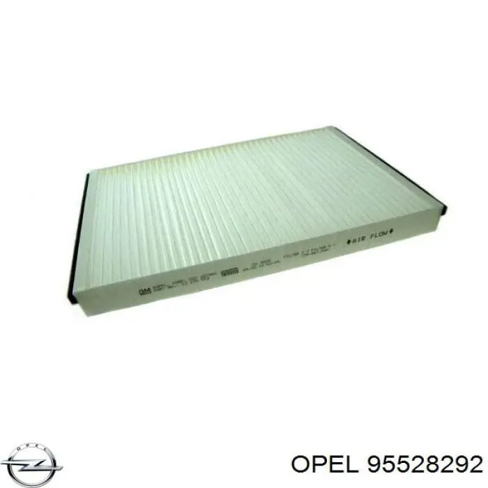 Filtro de habitáculo 95528292 Opel
