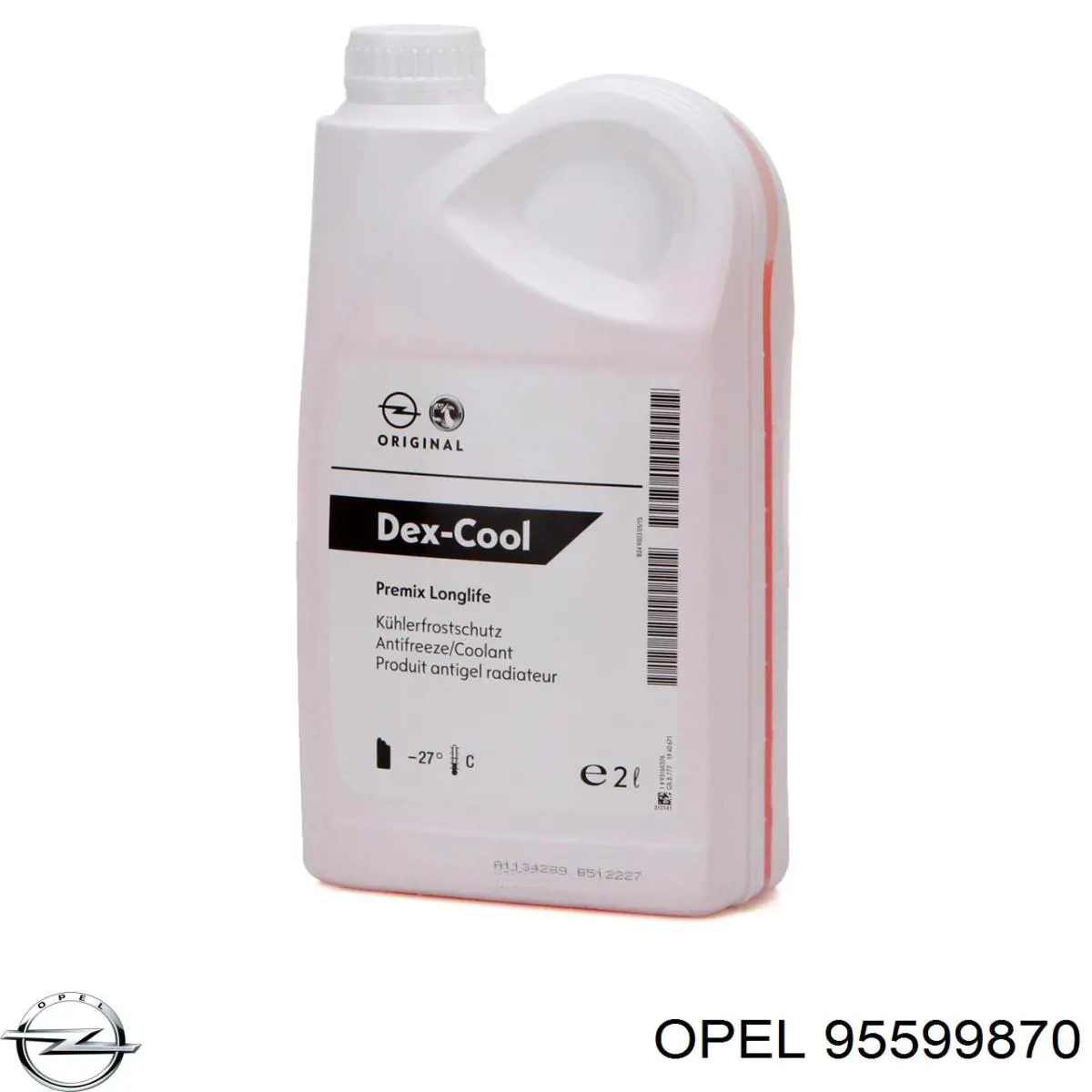 Líquido anticongelante Opel (95599870)