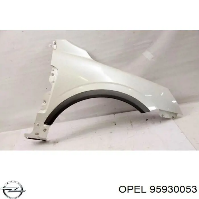 95930053 Opel guardabarros delantero derecho