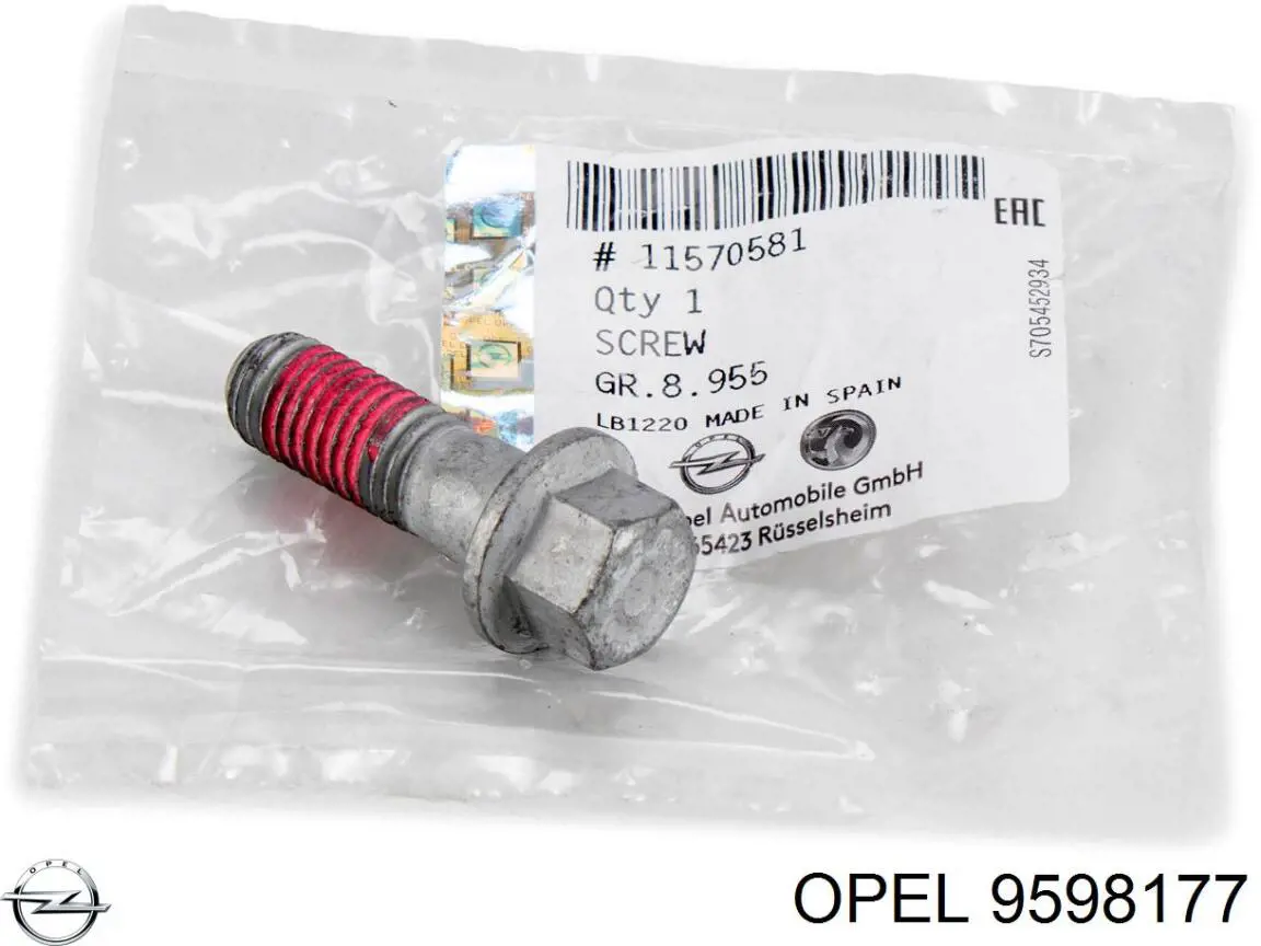 Comprar 9598177 Opel Tuerca de neumático