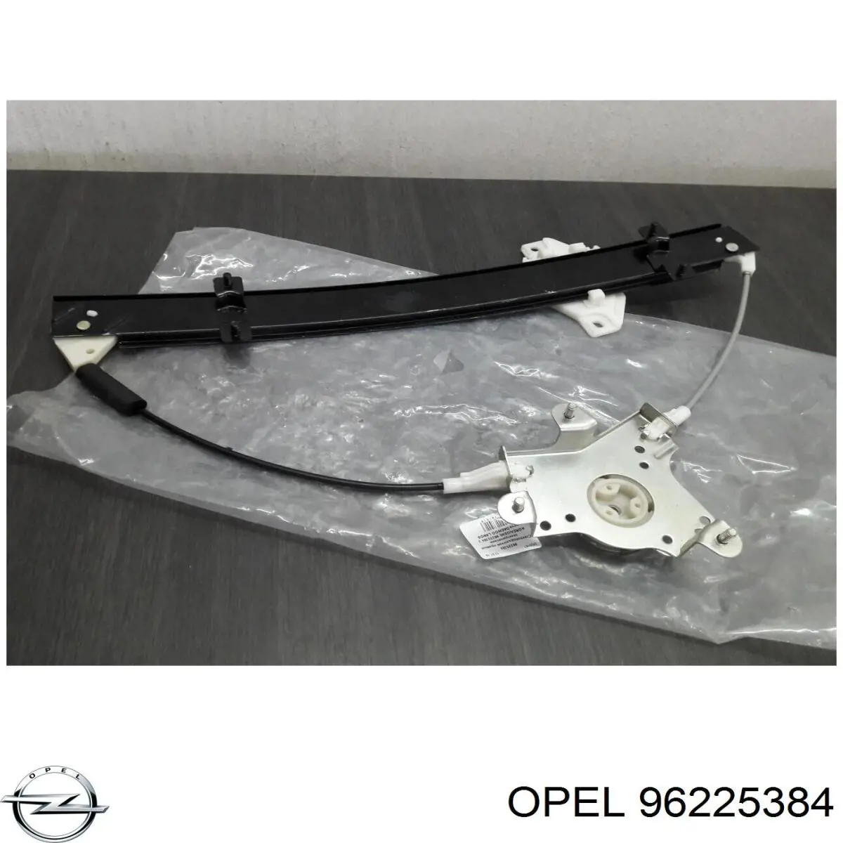 96225384 Opel mecanismo de elevalunas, puerta delantera derecha