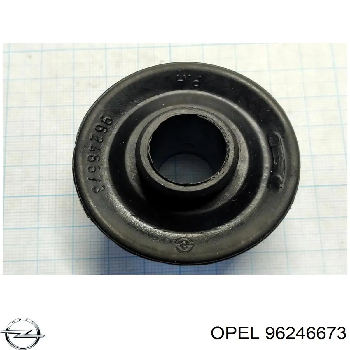 96246673 Opel silentblock en barra de amortiguador trasera