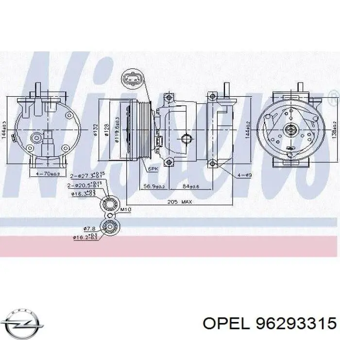 96293315 Opel